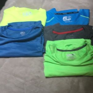 Men’s bundle of 5 gym t shirts